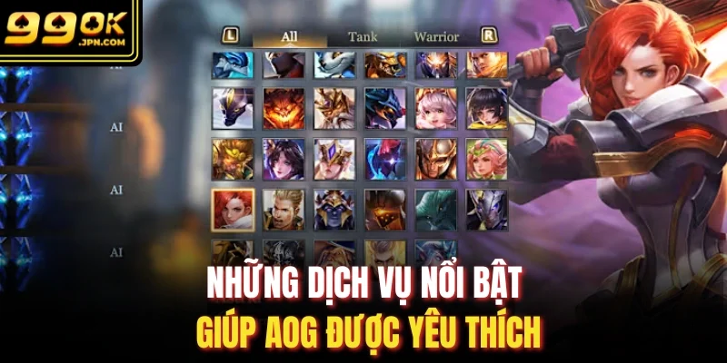 Những dịch vụ nổi bật giúp AOG được yêu thích