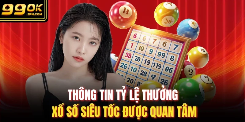 Thông tin tỷ lệ thưởng xổ số siêu tốc được quan tâm